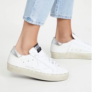 Golden Goose Hi-Star Sneaker White/Silver